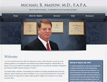 Tablet Screenshot of madow-md.com